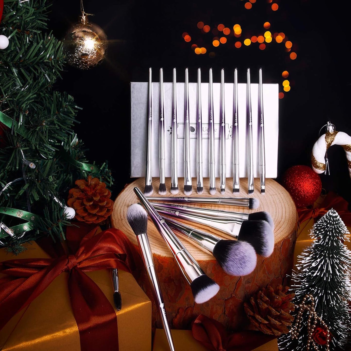 Makeup Brushes Set 17Pcs Professional Makeup Brushes Face Eye Shadow Eyeliner Foundation Blush Lip Powder Blending Brushes